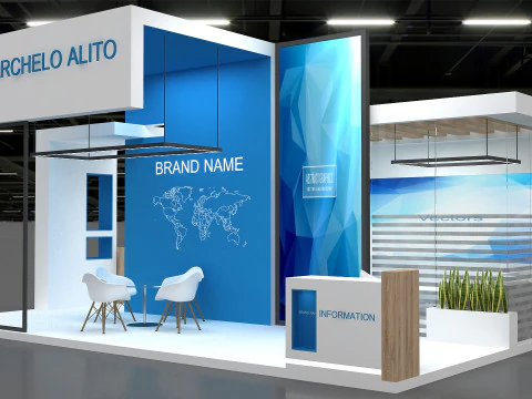 Stand espositivo 3D Modello 3D