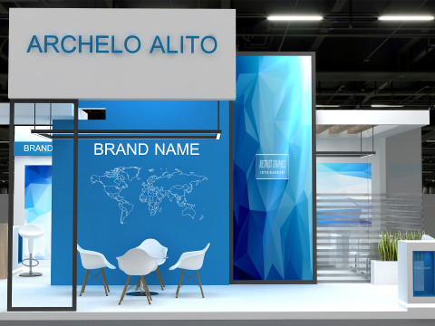 3D Exhibition Stand 3D Model