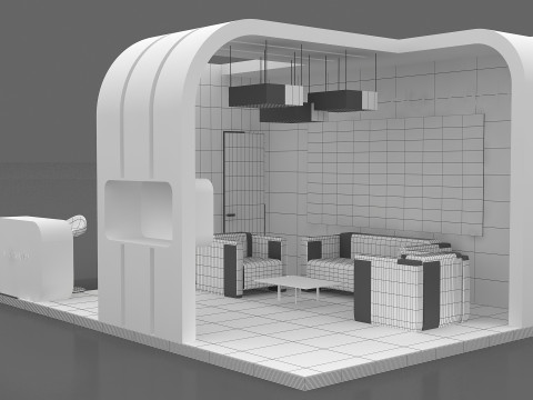 3D Exhibition Stand 3D Модель