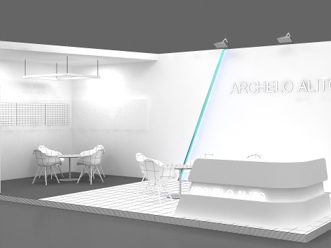 3D Exhibition Stand 3D Model