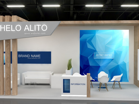 3D Booth Design 3D Model