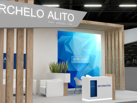 3D Booth Design 3D Model