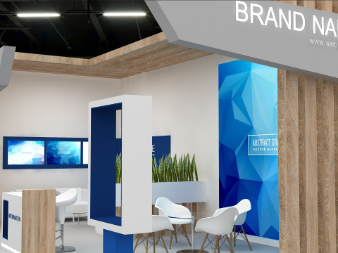 3D Booth Design 3D Model