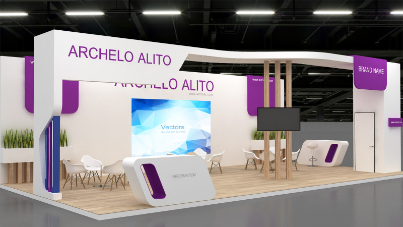 3d exhibition Model 3D .c4d .max .obj .3ds .fbx .stl .blend 