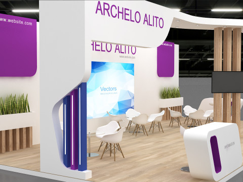3d exhibition Model 3D