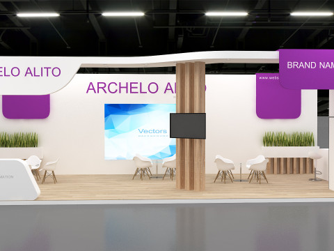 3d exhibition Model 3D