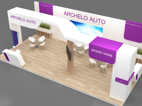 3d exhibition Model 3D