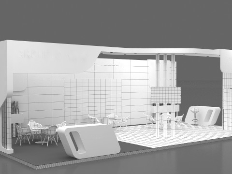3d exhibition Model 3D