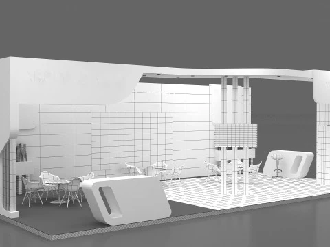 3d exhibition 3D Model