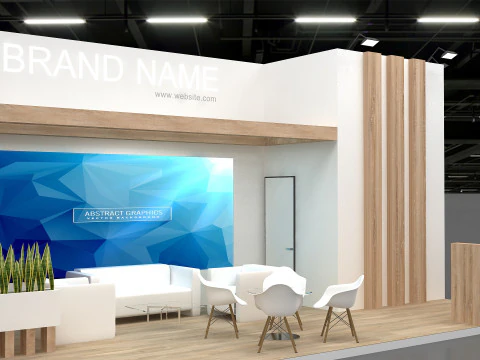 Progettazione di stand 3D Modello 3D