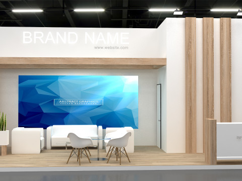 3D Booth Design 3D Model