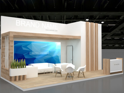 3D Booth Design 3D Model