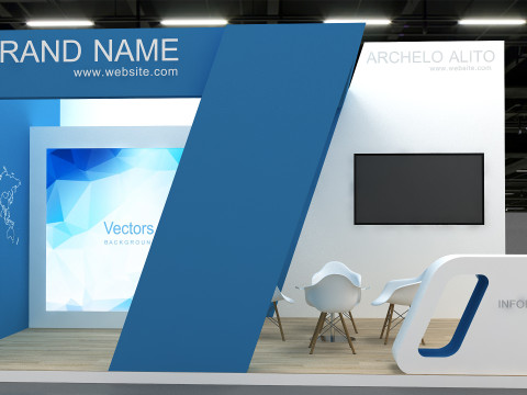 3D Booth 3D 模型