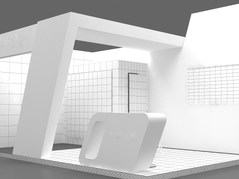 3D Booth 3D 模型