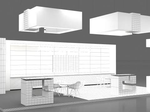3D Exhibition Stand 3D Model