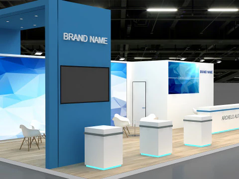 Stand espositivo 3d Modello 3D