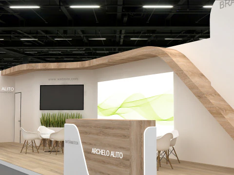 3D Exhibition Stand 3D Model