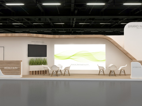 3D Exhibition Stand Modèle 3D
