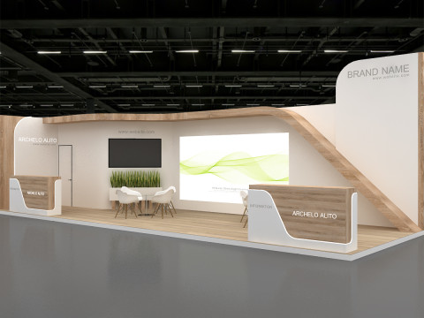 3D Exhibition Stand Modèle 3D