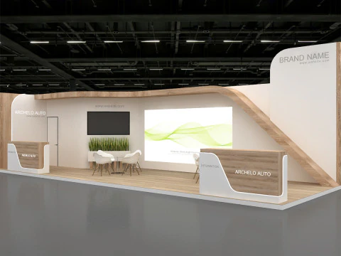 3D Exhibition Stand 3D Model