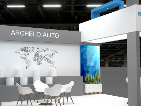 3D Exhibition Booth 3D 模型