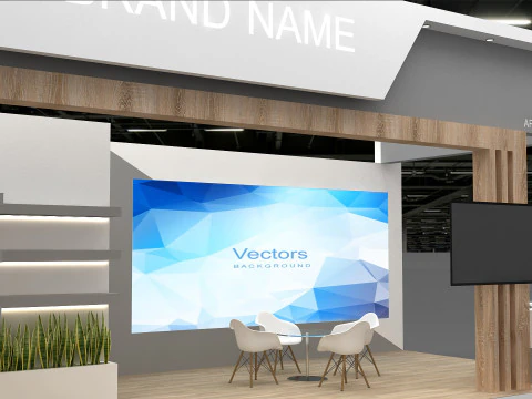 3D Exhibition Stand 3D Model