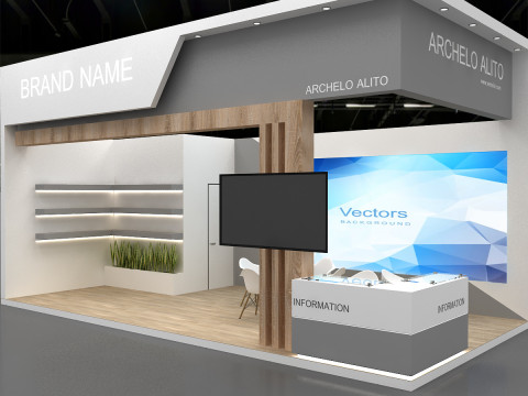 3D Exhibition Stand Model 3D
