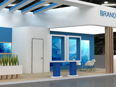 3D Exhibition Booth stall 3D Model