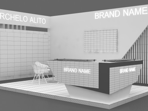 3D Exhibition 3D Model
