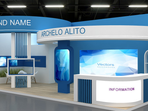 3D Exhibition Stand 3Dモデル