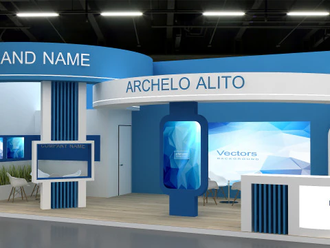 3D Exhibition Stand 3D Model