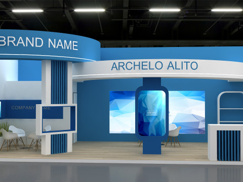 3D Exhibition Stand 3D 模型