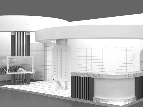3D Exhibition Stand 3D Model