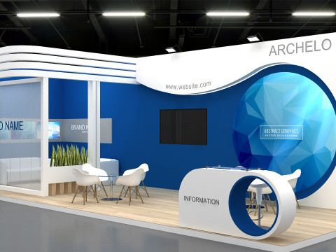 3D Exhibition Stand stall 3D 模型