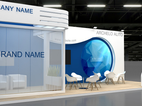 3D Exhibition Stand stall 3D 模型