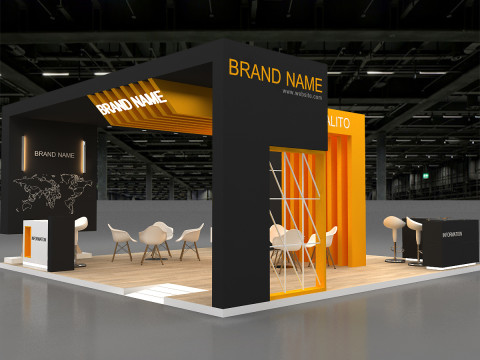 3D Booth stand 3D Модель
