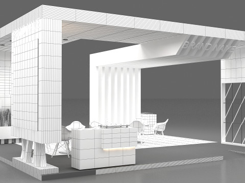 3D Booth stand 3D Модель