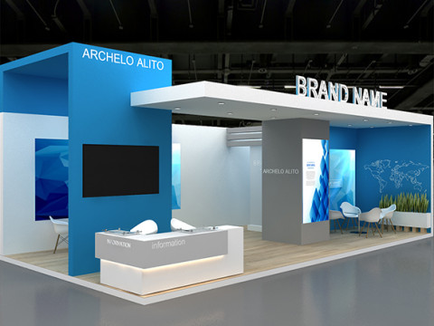 3D Booth stand 3Dモデル