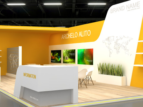 3d exhibition 3D Modell