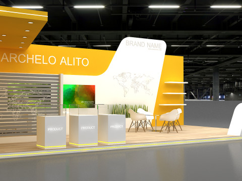 3d exhibition 3D Modell