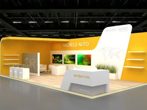 3d exhibition 3D Modell