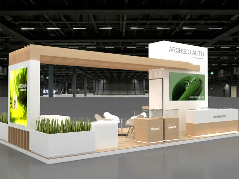 3D Exhibition Booth Model 3D Model