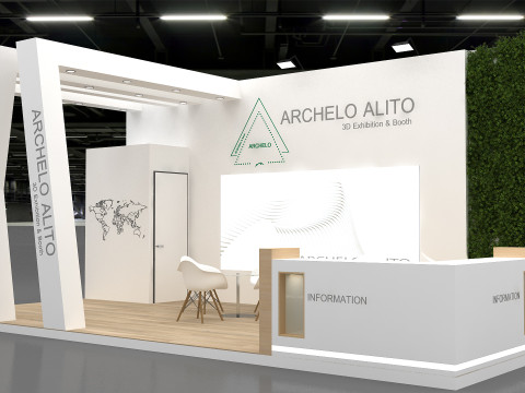 3D Exhibition Stand Modelo 3D
