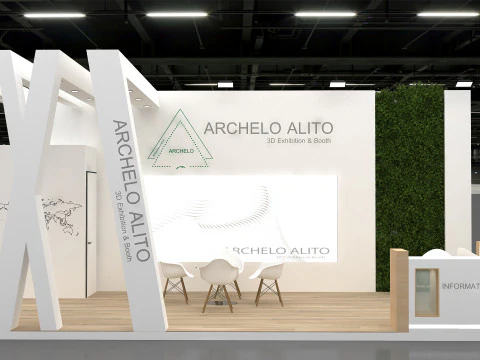 3D Exhibition Stand 3D Model