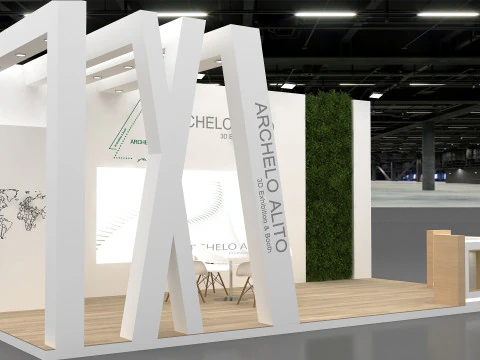 3D Exhibition Stand 3D Model