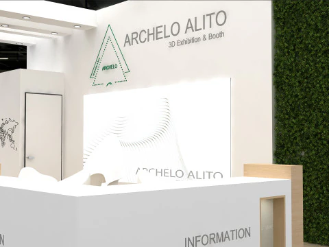 3D Exhibition Stand 3D Model