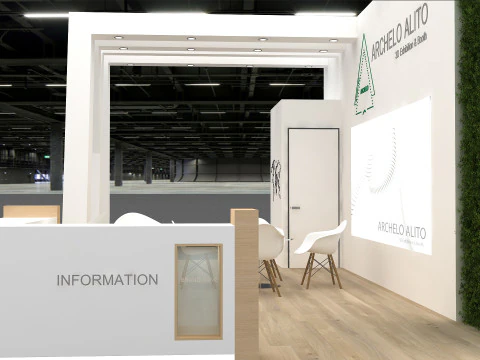 3D Exhibition Stand 3D Model