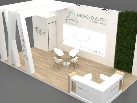 3D Exhibition Stand 3D Model