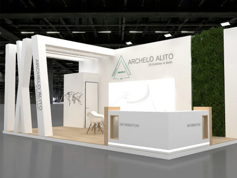 3D Exhibition Stand 3D Model