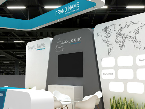 3D Exhibition Stand Model 3D